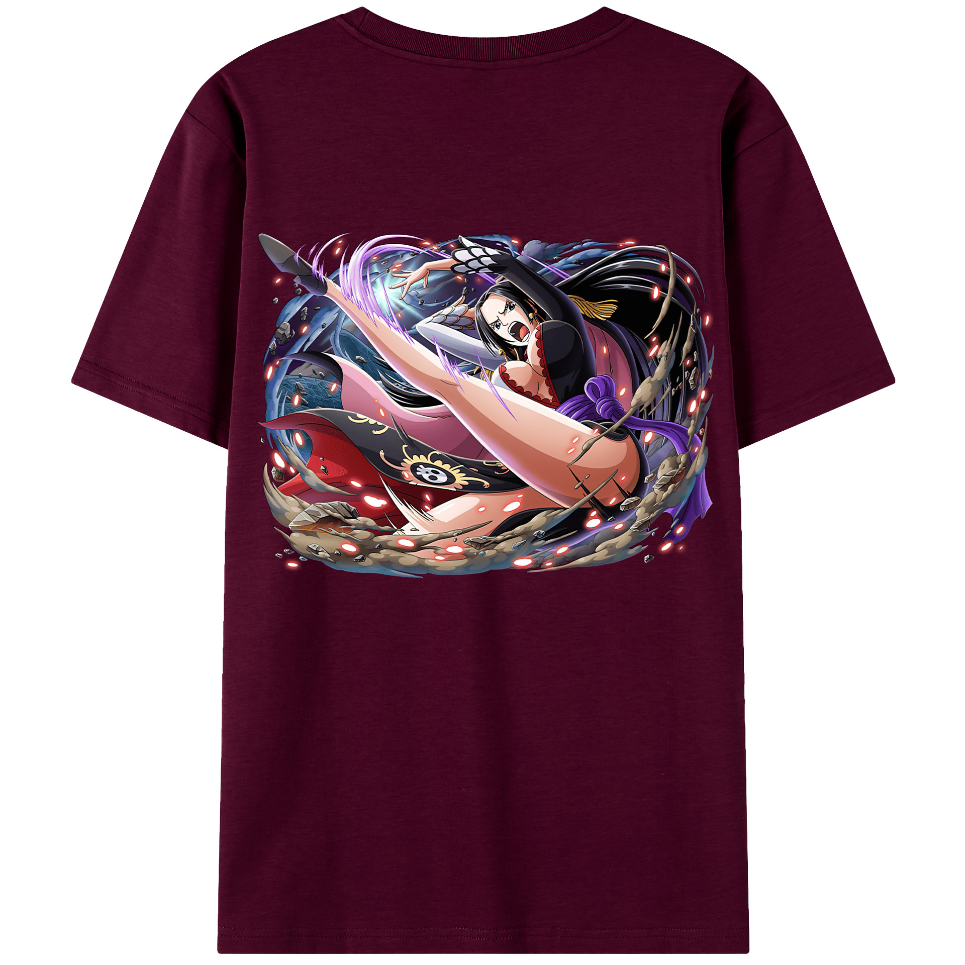 ワンピース ボア・ハンコック ONE PIECE Boa·Hancock レディース半袖Tシャツ(バックプリント)